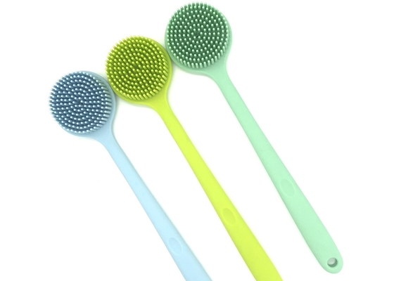 Toksik Olmayan Silikon Vücut Scrubber Saplı Silikon Mutfak Aleti
