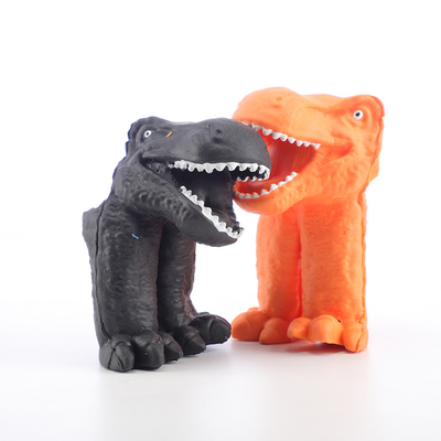 Yumuşak Dayanıklı Silikon Kauçuk Oyuncaklar Dinozorlar Çevre Dostu Esnek
